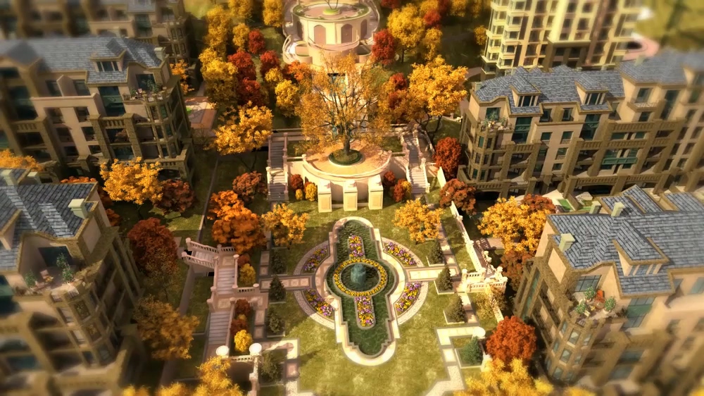 大華錦繡華城建筑動畫